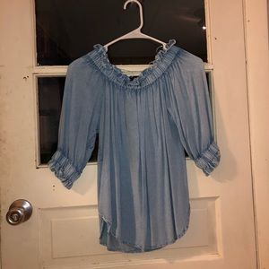 Off the shoulder shirt!